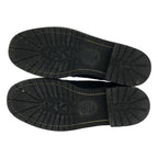 Chanel Leather CC Logo Side Zip Short Boots 38 Black — view 5