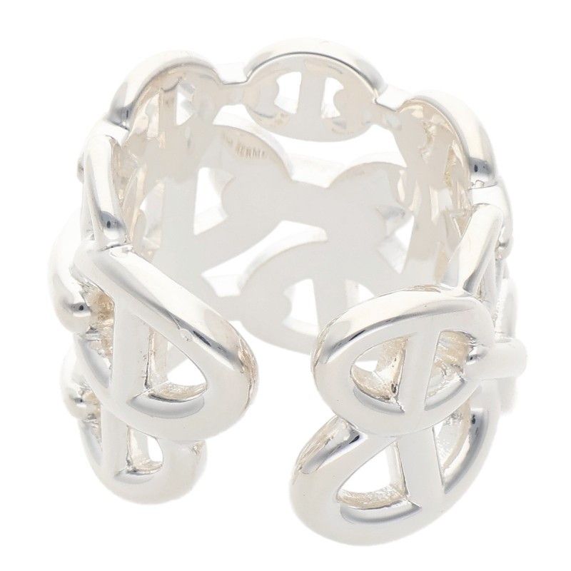 Hermes Chaine D'ancre Enchainee GM Silver Ring 52 — view 2