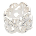 Hermes Chaine D'ancre Enchainee GM Silver Ring 52 — view 5
