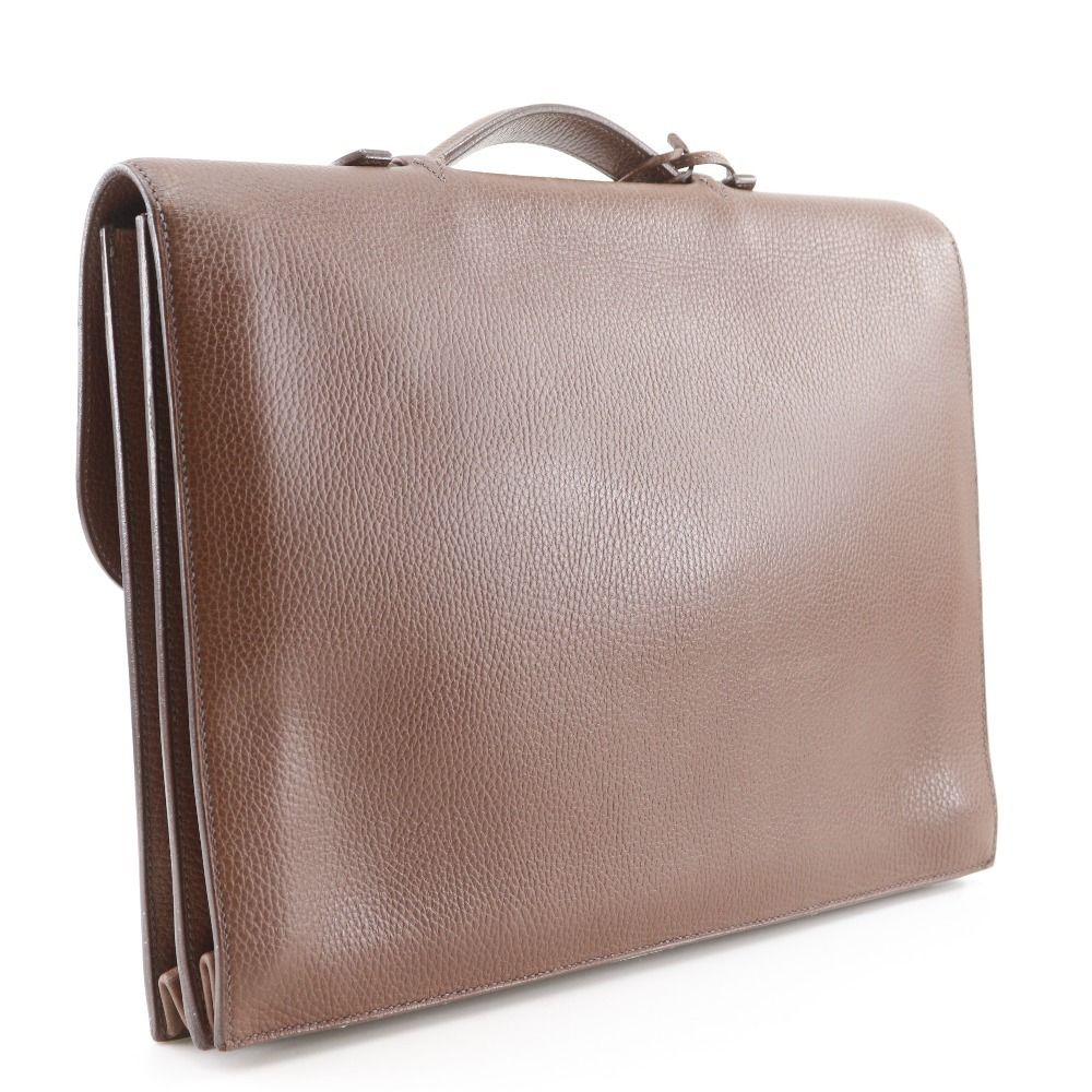 Hermes Sac a Depeche 38 Fjord Brown C Business Bag — view 3