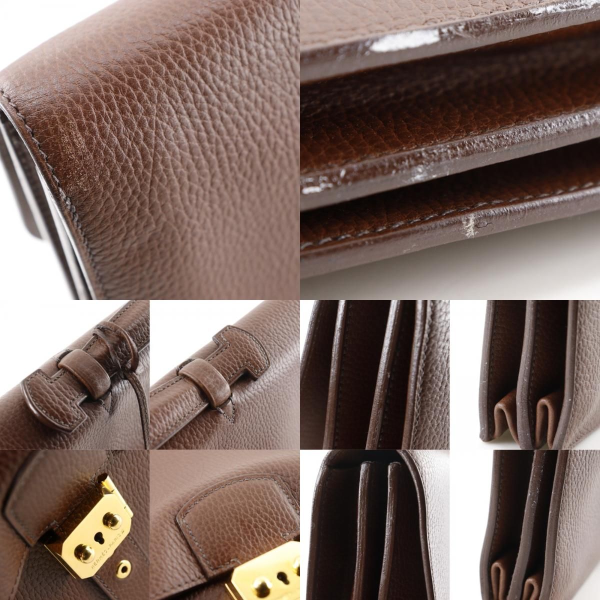 Hermes Sac a Depeche 38 Fjord Brown C Business Bag — view 9