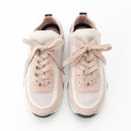 Chanel CC Logo Knit Socks Sneakers Shoes Pink 36 — view 2
