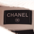 Chanel CC Logo Knit Socks Sneakers Shoes Pink 36 — view 7