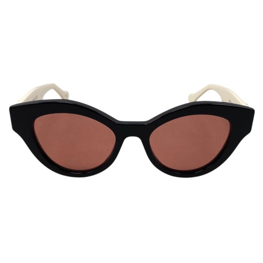 Gucci Sunglasses Double Black White Pink Eyewear — view 3