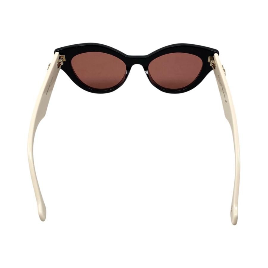 Gucci Sunglasses Double Black White Pink Eyewear — view 4