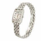 Hermes Cape Cod Mini Cc1 192 Watch Diamond Bezel White Shell 18k Gold Quartz — view 2