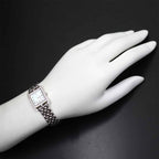 Hermes Cape Cod Mini Cc1 192 Watch Diamond Bezel White Shell 18k Gold Quartz — view 3