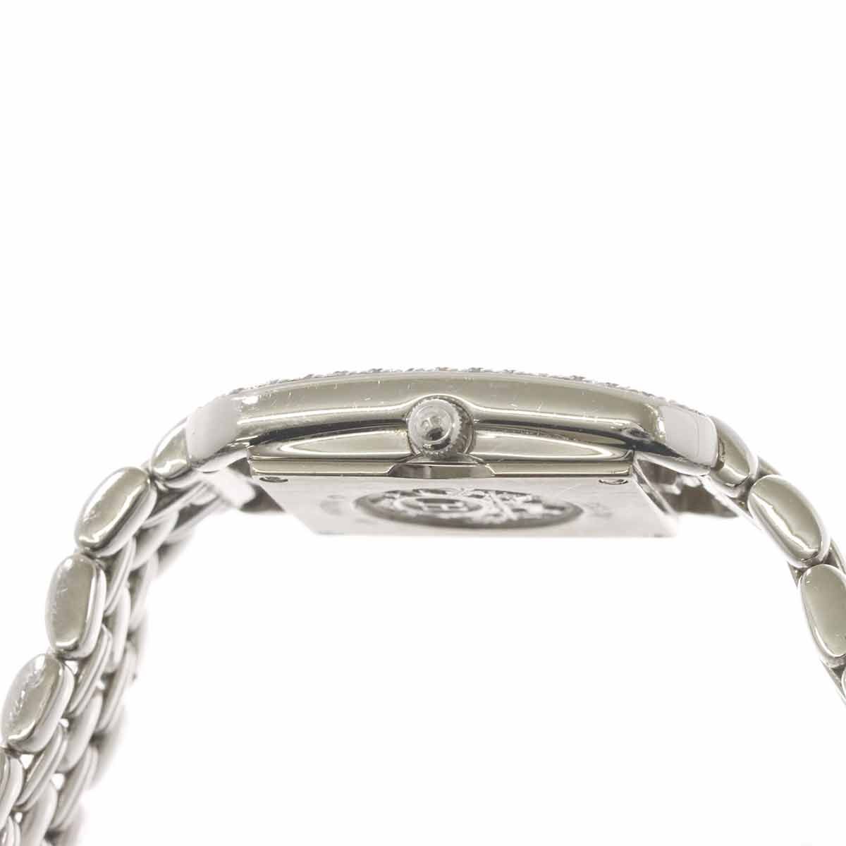 Hermes Cape Cod Mini Cc1 192 Watch Diamond Bezel White Shell 18k Gold Quartz — view 5
