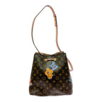 Louis Vuitton Monogram Neo Noe MM Shoulder Bag with Initials Brown — view 5