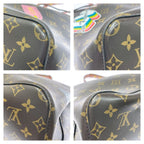 Louis Vuitton Monogram Neo Noe MM Shoulder Bag with Initials Brown — view 7