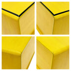 Fendi Leather Box Shoulder Bag Yellow — view 8