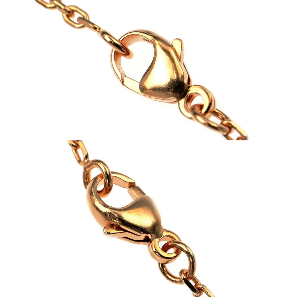 Hermes Necklace Pop Mini Pendant Rose Dragee Pink Gold — view 9
