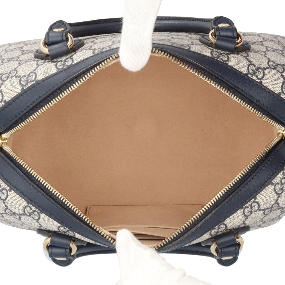 Gucci GG Supreme Boston Bag Canvas Beige — view 6
