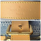 Louis Vuitton Damier Denim Rocker Dopp Kit Clutch — view 9