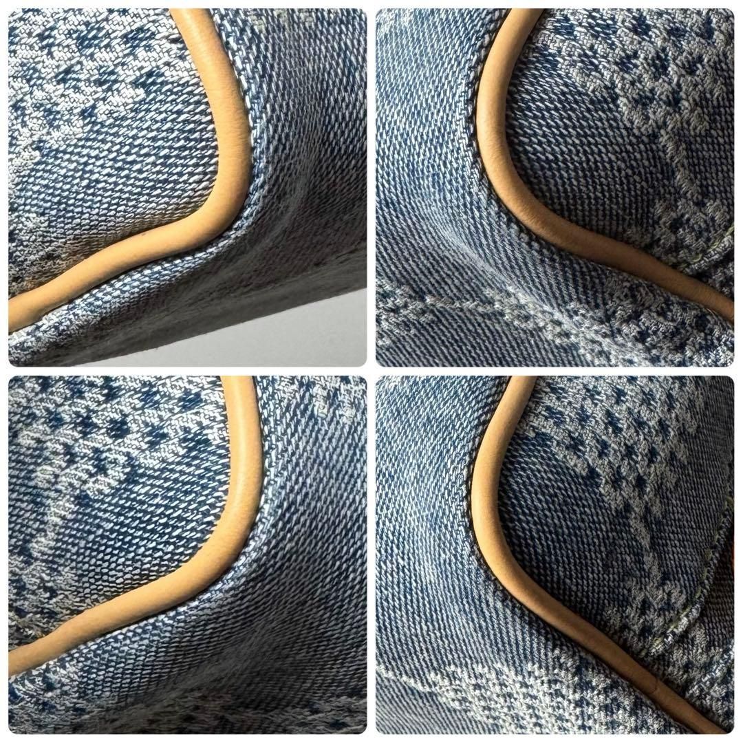 Louis Vuitton Damier Denim Rocker Dopp Kit Clutch — view 6