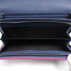 Gucci Wallet with Zipper Swing Leather Purple — view 6