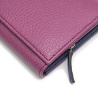 Gucci Wallet with Zipper Swing Leather Purple — view 3