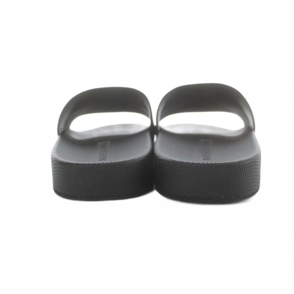 Bottega Veneta Sandals Flat Intrecciato Platform Logo Slide 37 Black — view 5
