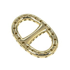 Hermes Mini Chaine D'ancre Perforet Twilly Ring Permanent Brass Gold Color Scarf — view 5