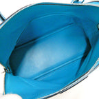 Hermes Bolide 31 Turquoise Taurillon Clemence Handbag 2-Way — view 5