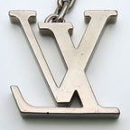 Louis Vuitton Bag Charm Porte Cles Initial LV Metal Silver Key Holder — view 3
