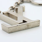 Louis Vuitton Bag Charm Porte Cles Initial LV Metal Silver Key Holder — view 4