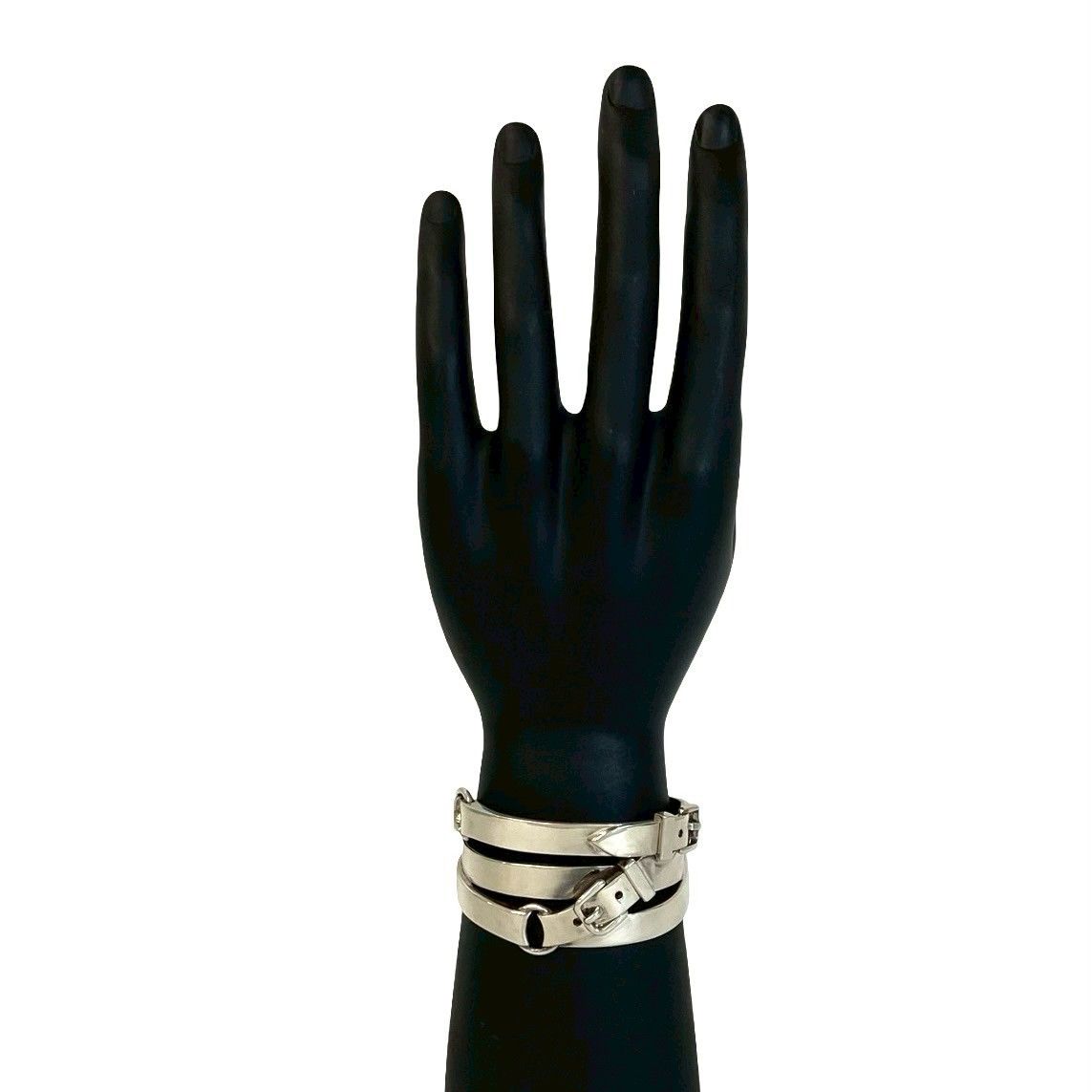 Hermes Ceinture Triple Belt Bangle Bracelet — view 2