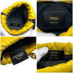 Fendi Drawstring Shoulder Bag Wearable Yellow — view 3