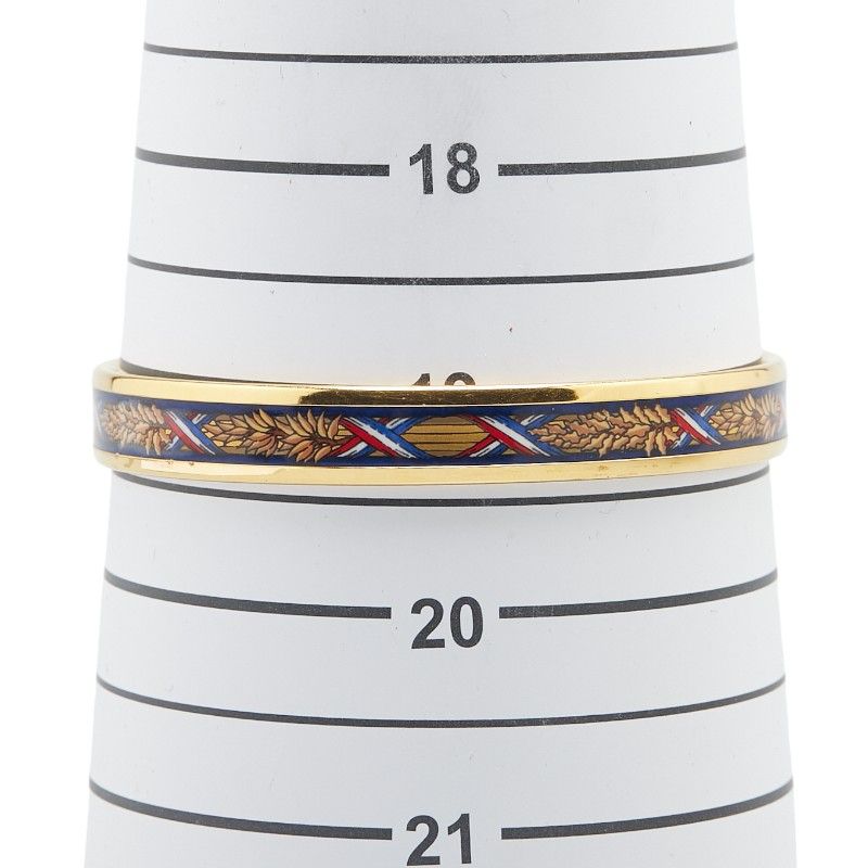 Hermes Enamel PM Cloisonne Gold Black Multicolor Plated Belt — view 7
