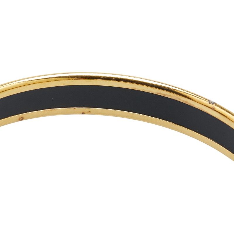 Hermes Enamel PM Cloisonne Gold Black Multicolor Plated Belt — view 4