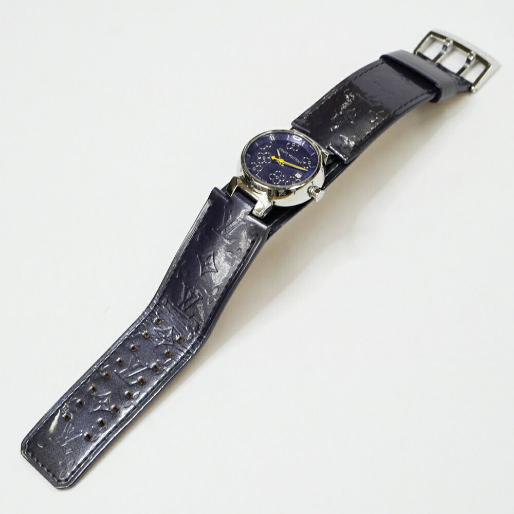 Louis Vuitton Brea PM Purple Dial Stainless Steel Quartz Watch — view 3