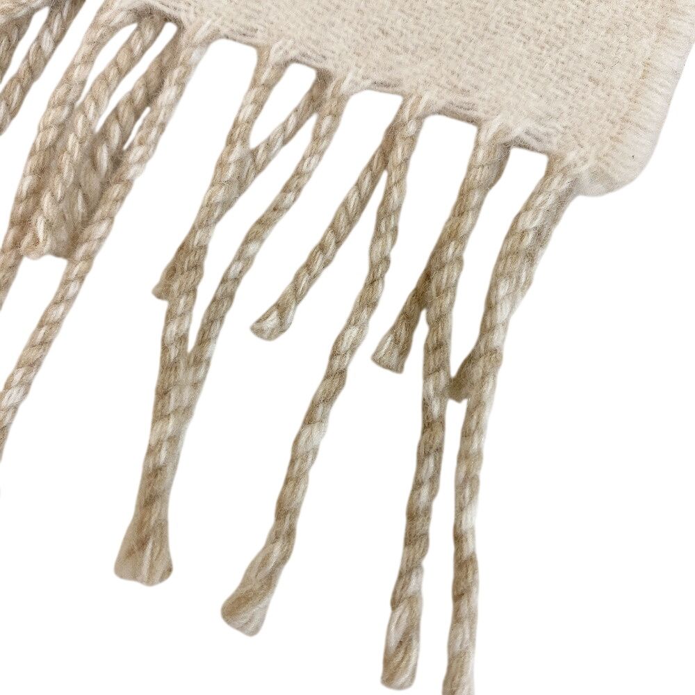 Loewe Anagram Wool Scarf Beige — view 5