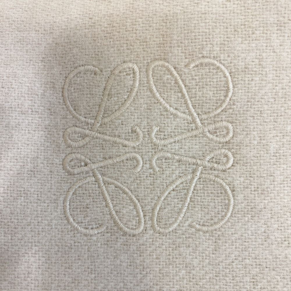 Loewe Anagram Wool Scarf Beige — view 6