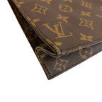 Louis Vuitton A4 Handbag Sac Plat Monogram Tote Brown — view 5