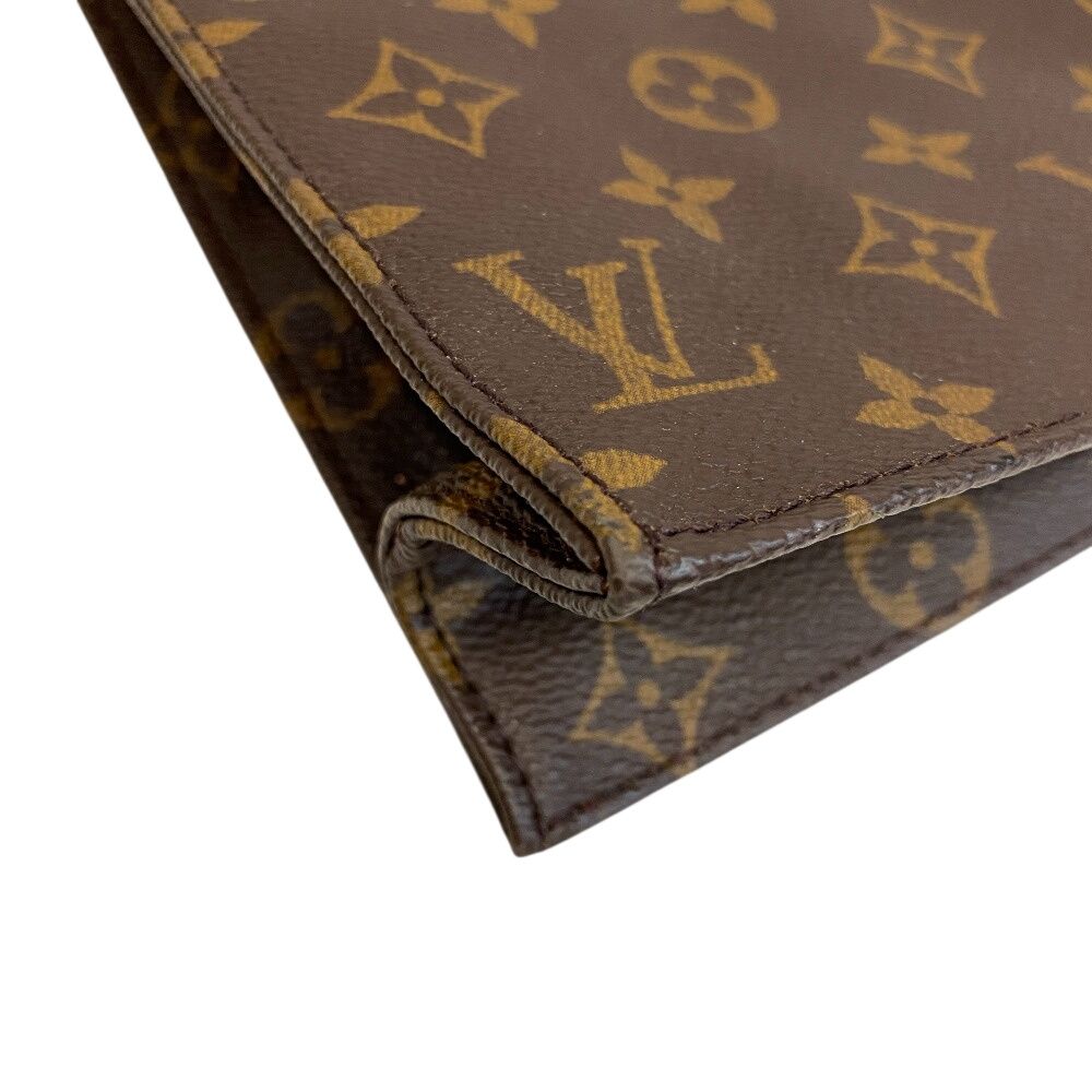 Louis Vuitton A4 Handbag Sac Plat Monogram Tote Brown — view 5