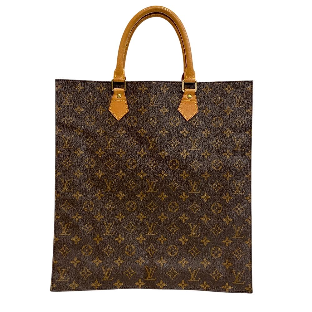 Louis Vuitton A4 Handbag Sac Plat Monogram Tote Brown — view 2