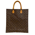 Louis Vuitton A4 Handbag Sac Plat Monogram Tote Brown — view 2