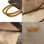 Louis Vuitton A4 Handbag Sac Plat Monogram Tote Brown — view 8