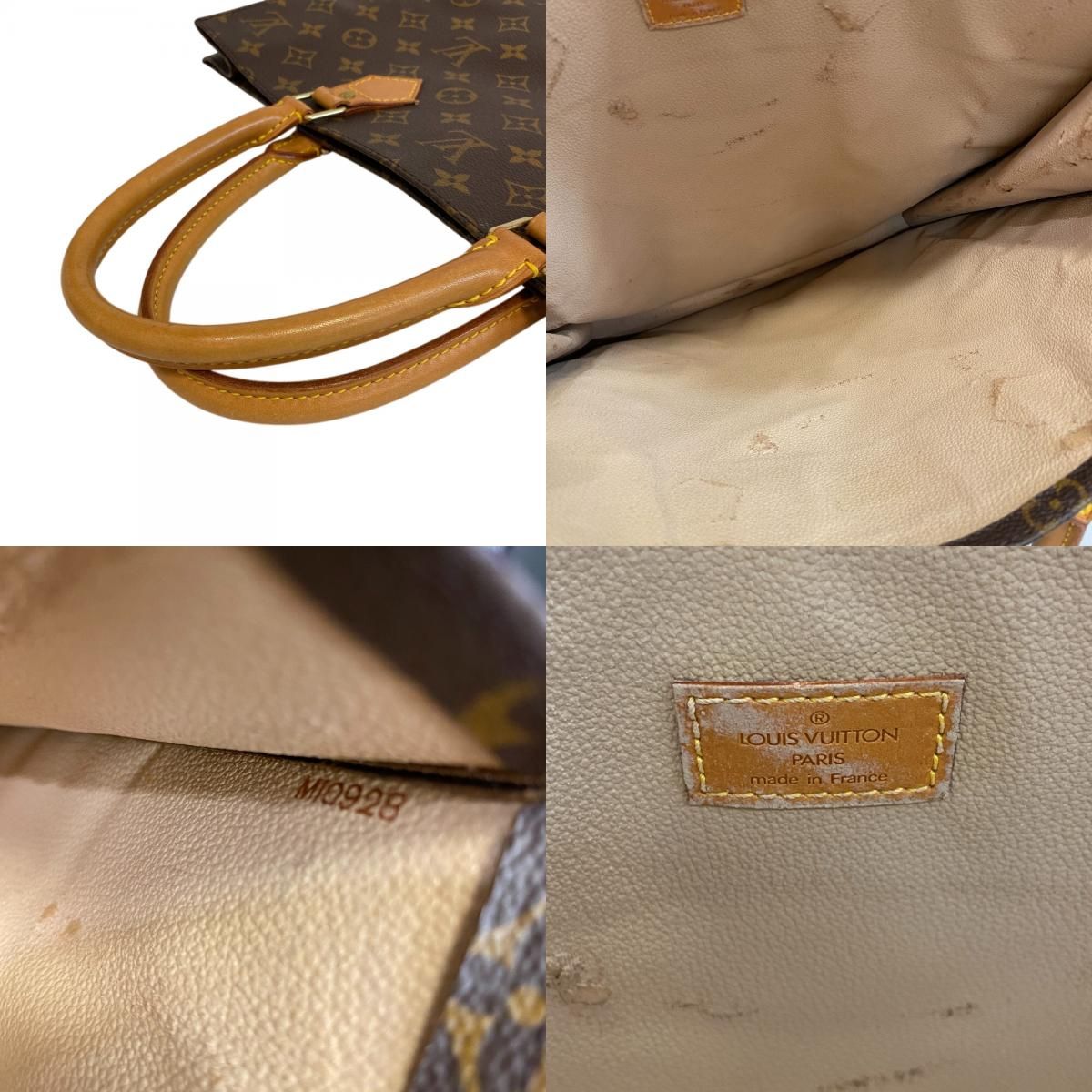 Louis Vuitton A4 Handbag Sac Plat Monogram Tote Brown — view 8