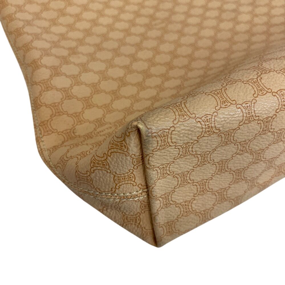 Celine Vintage Shoulder Macadam Tote Beige — view 3