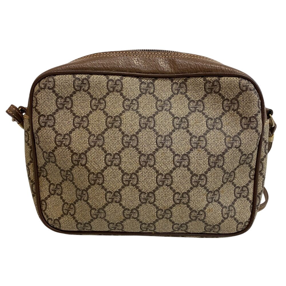 Gucci Vintage Pochette GG Pattern Shoulder Bag Brown — view 2