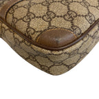 Gucci Vintage Pochette GG Pattern Shoulder Bag Brown — view 3