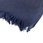 Chanel Scarf Shawl Cashmere Navy — view 2