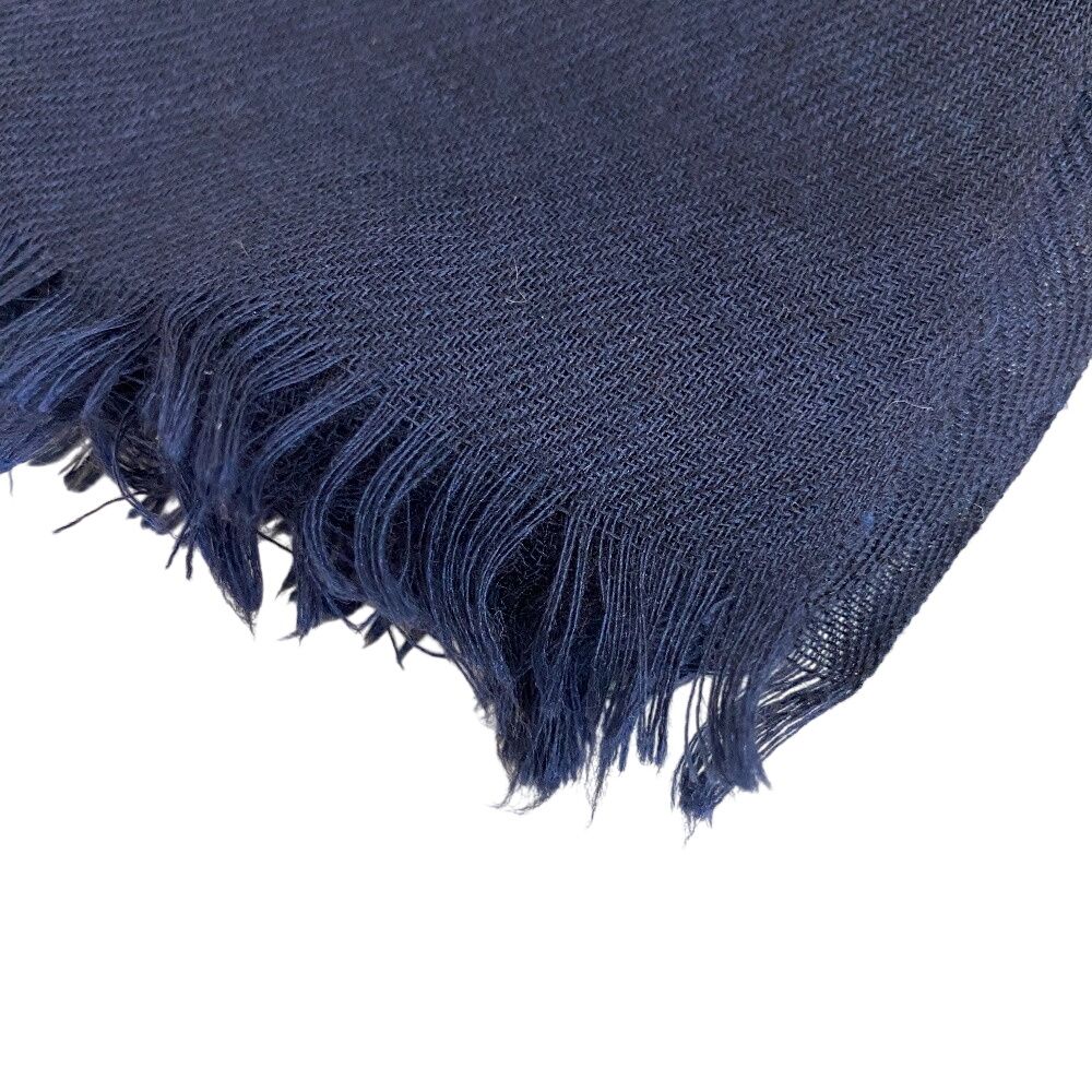 Chanel Scarf Shawl Cashmere Navy — view 2