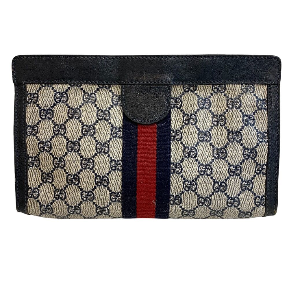 Gucci Second Makeup Pouch GG Supreme Sherry — view 2