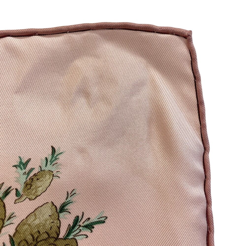 Hermes Carre 90 Coeur Des Bois in the Woods Silk Scarf Pink — view 3