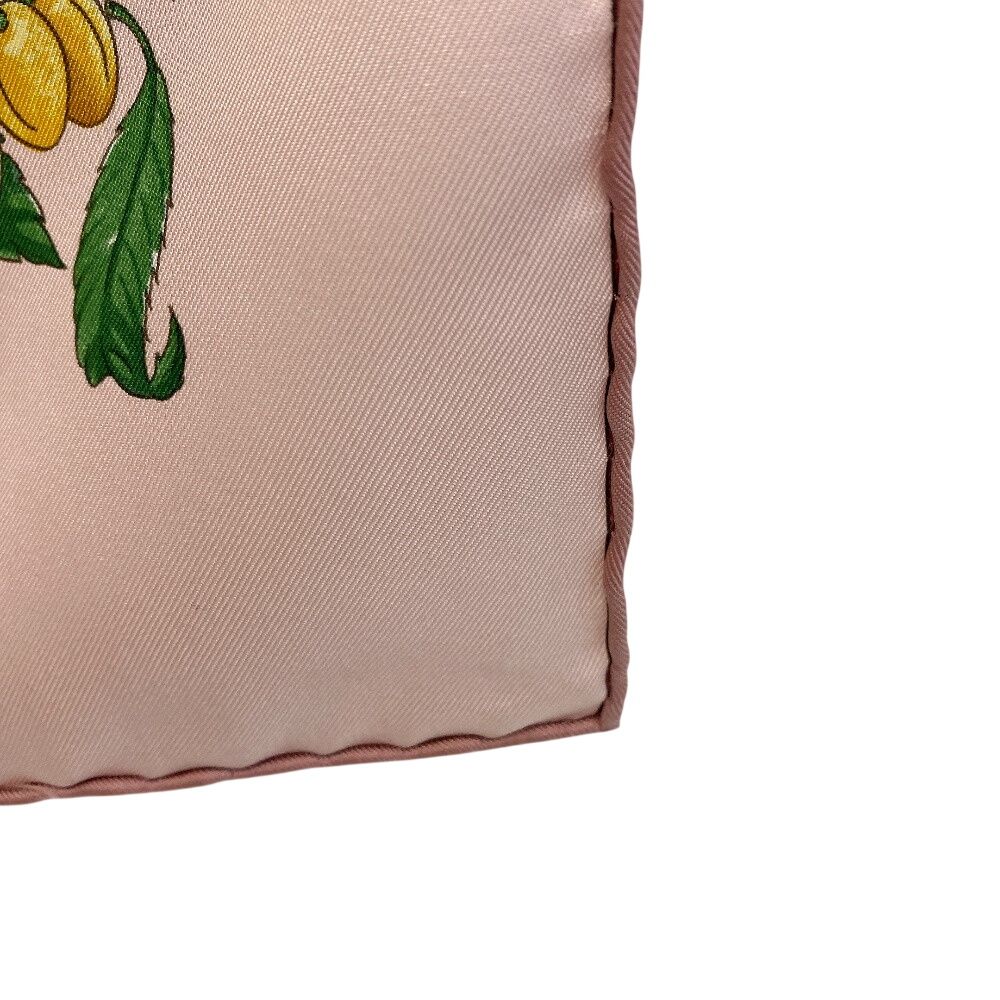 Hermes Carre 90 Coeur Des Bois in the Woods Silk Scarf Pink — view 6