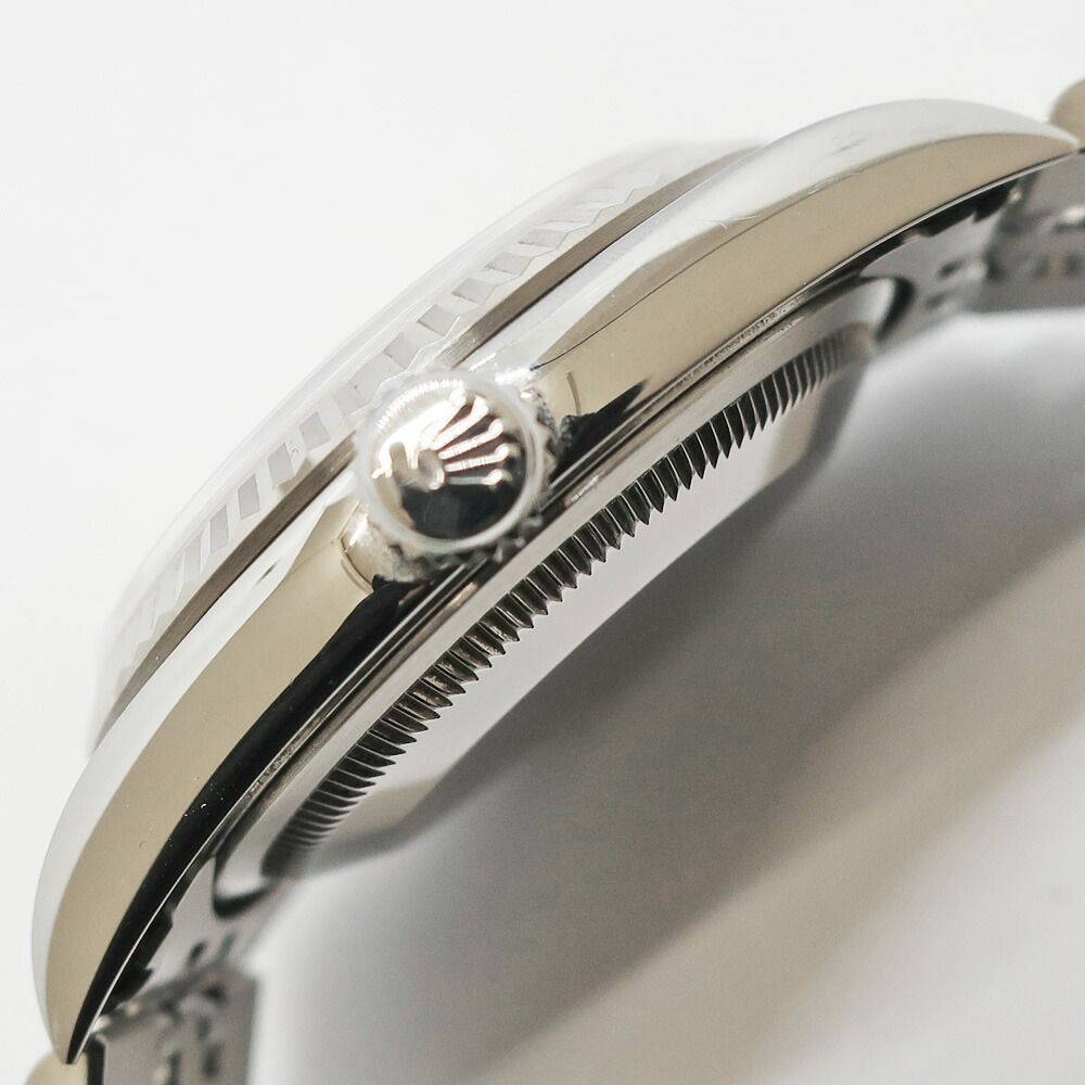 Rolex Datejust 36 No Silver Diamond SS WG Watch Automatic Winding — view 3