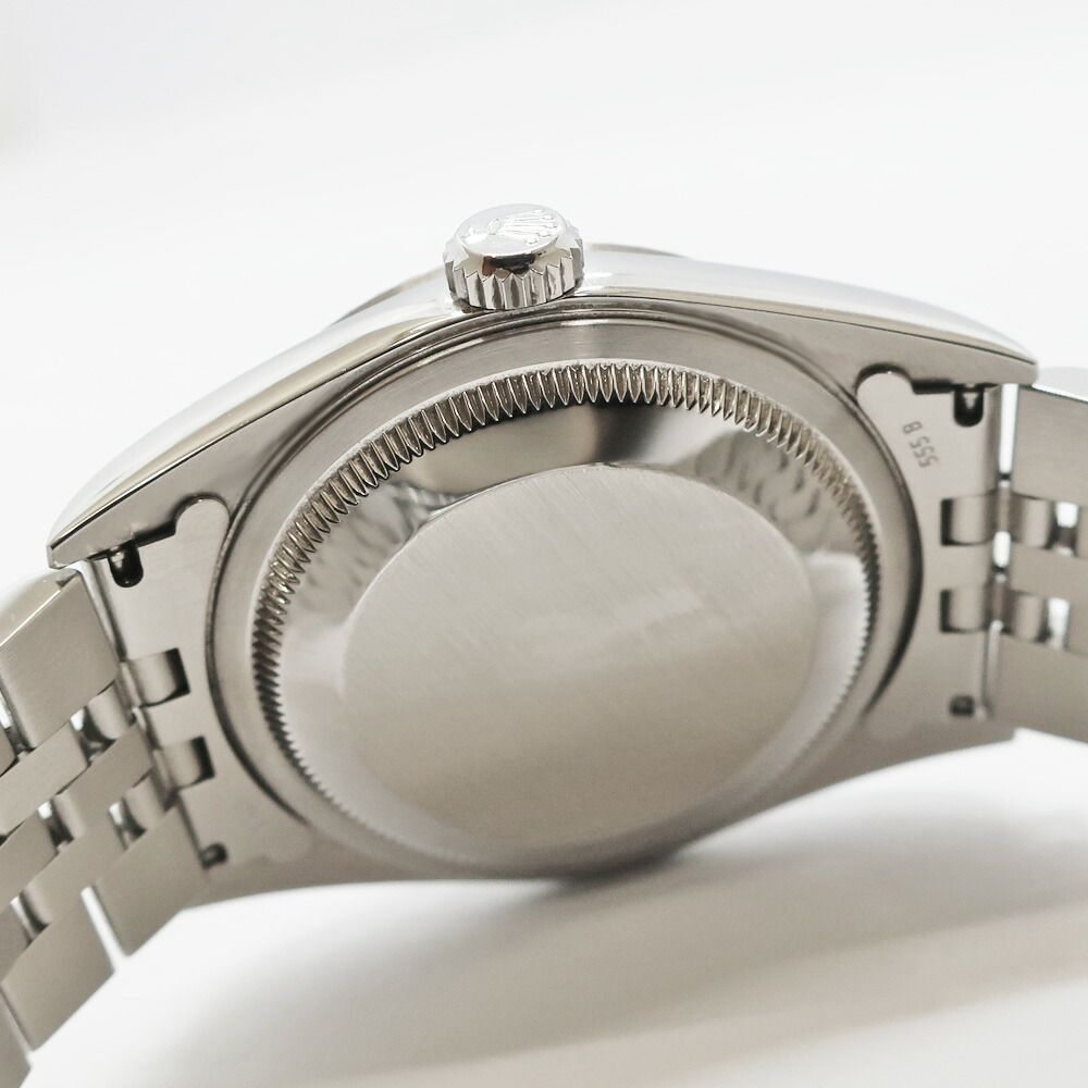 Rolex Datejust 36 No Silver Diamond SS WG Watch Automatic Winding — view 4