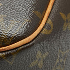 Louis Vuitton Monogram Reporter PM Crossbody Shoulder Bag Brown Leather — view 6